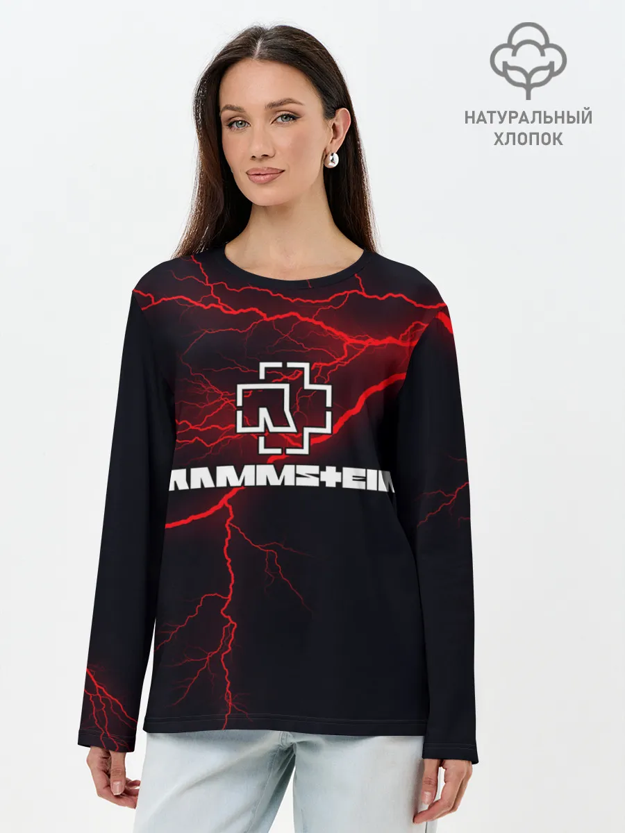 Лонгслив женский. Хлопок / Rammstein.