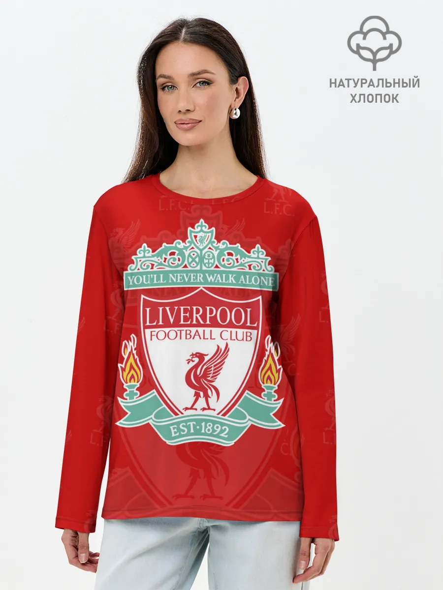 Лонгслив женский. Хлопок / Liverpool