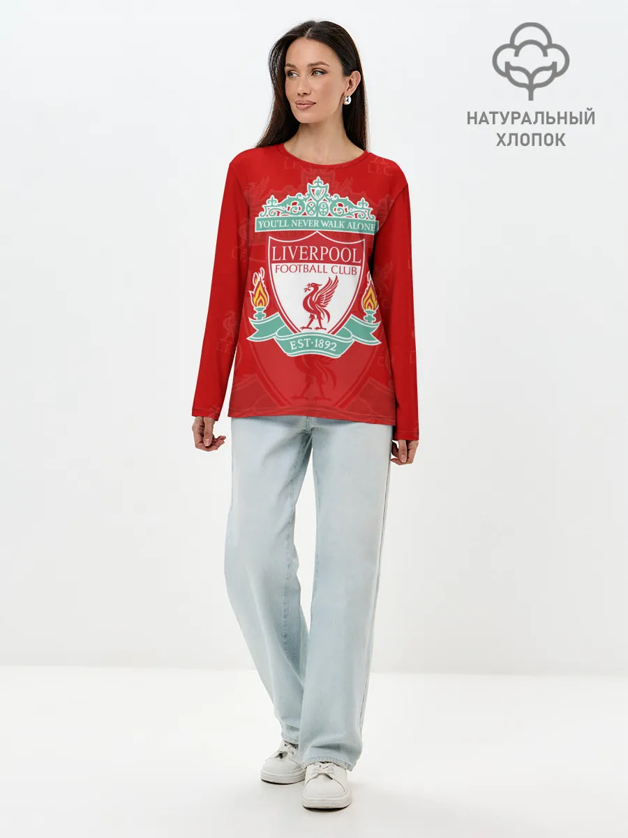 Лонгслив женский. Хлопок / Liverpool