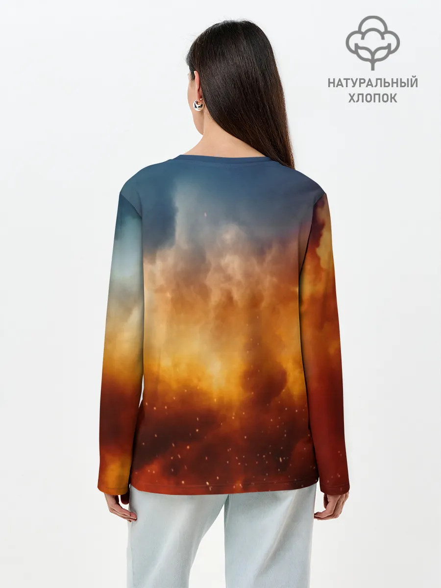 Лонгслив женский. Хлопок / Good Omens
