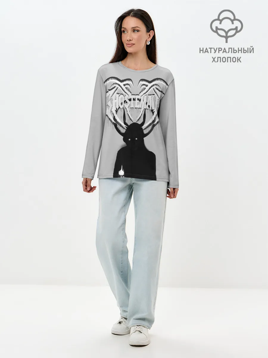 Лонгслив женский. Хлопок / Ghostemane
