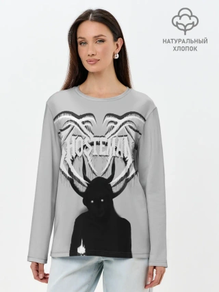 Лонгслив женский. Хлопок / Ghostemane