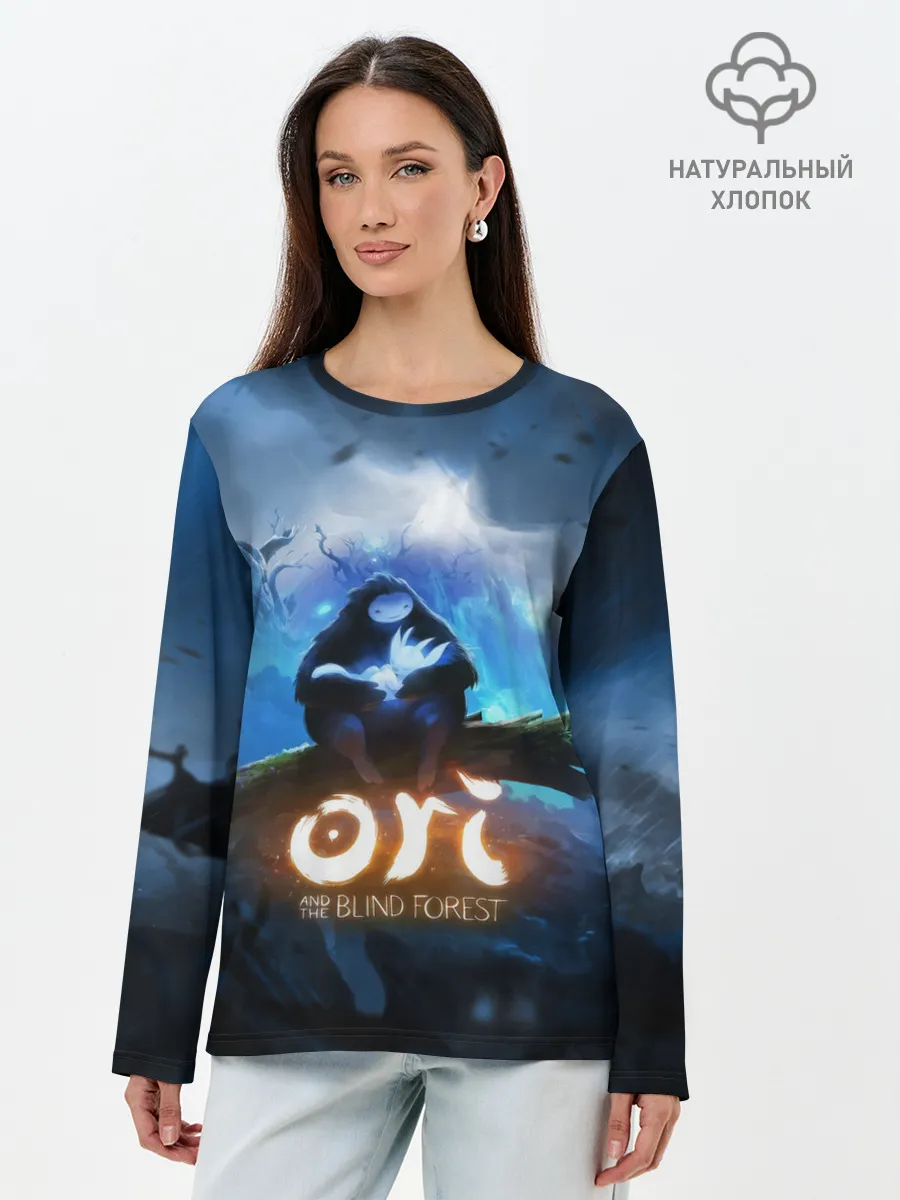 Лонгслив женский. Хлопок / Ori - And The Will Of The Wisp