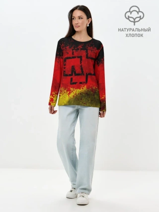 Лонгслив женский. Хлопок / Rammstein