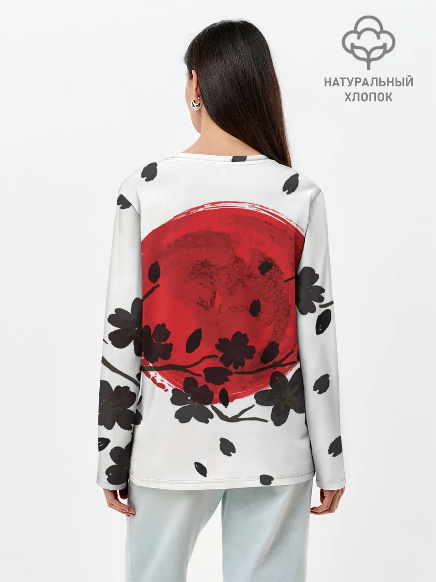 Лонгслив женский. Хлопок / BTS