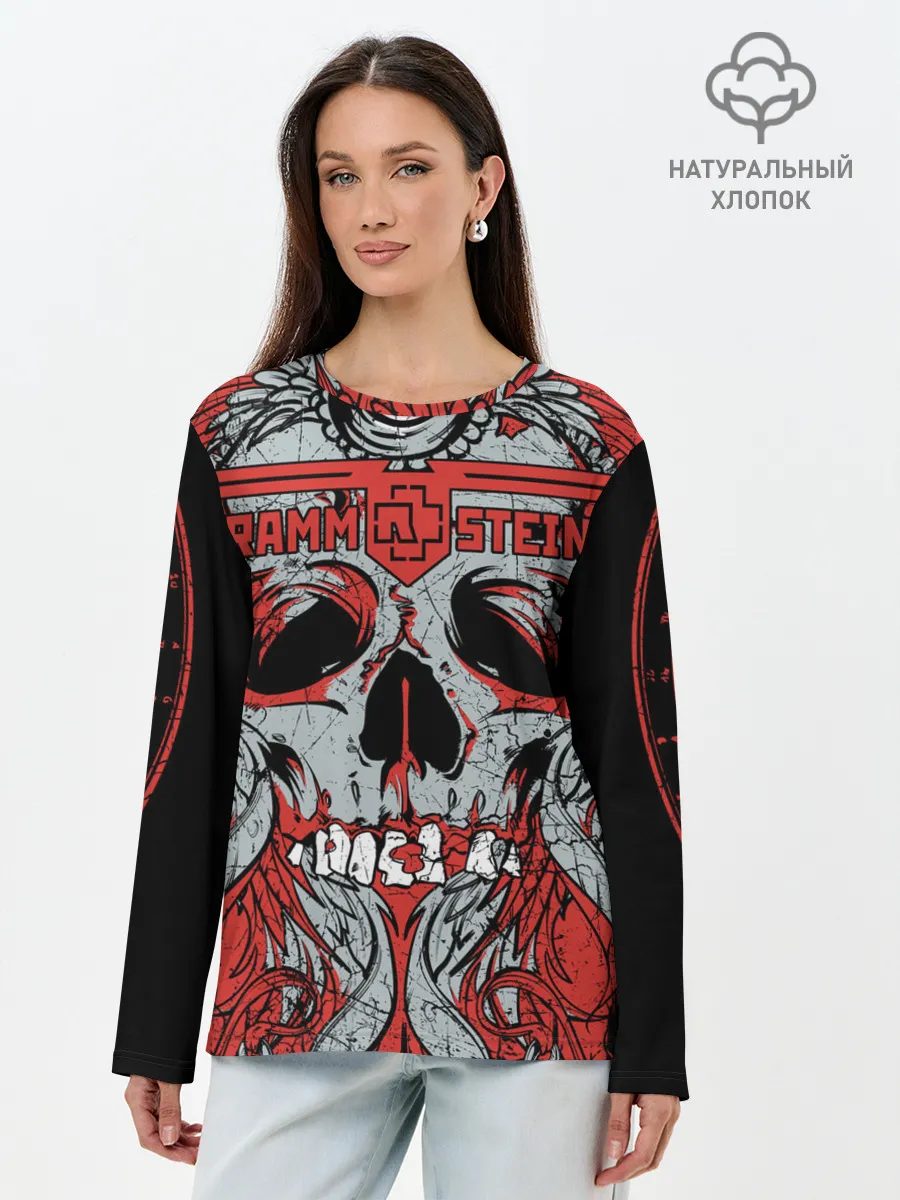 Лонгслив женский. Хлопок / Rammstein