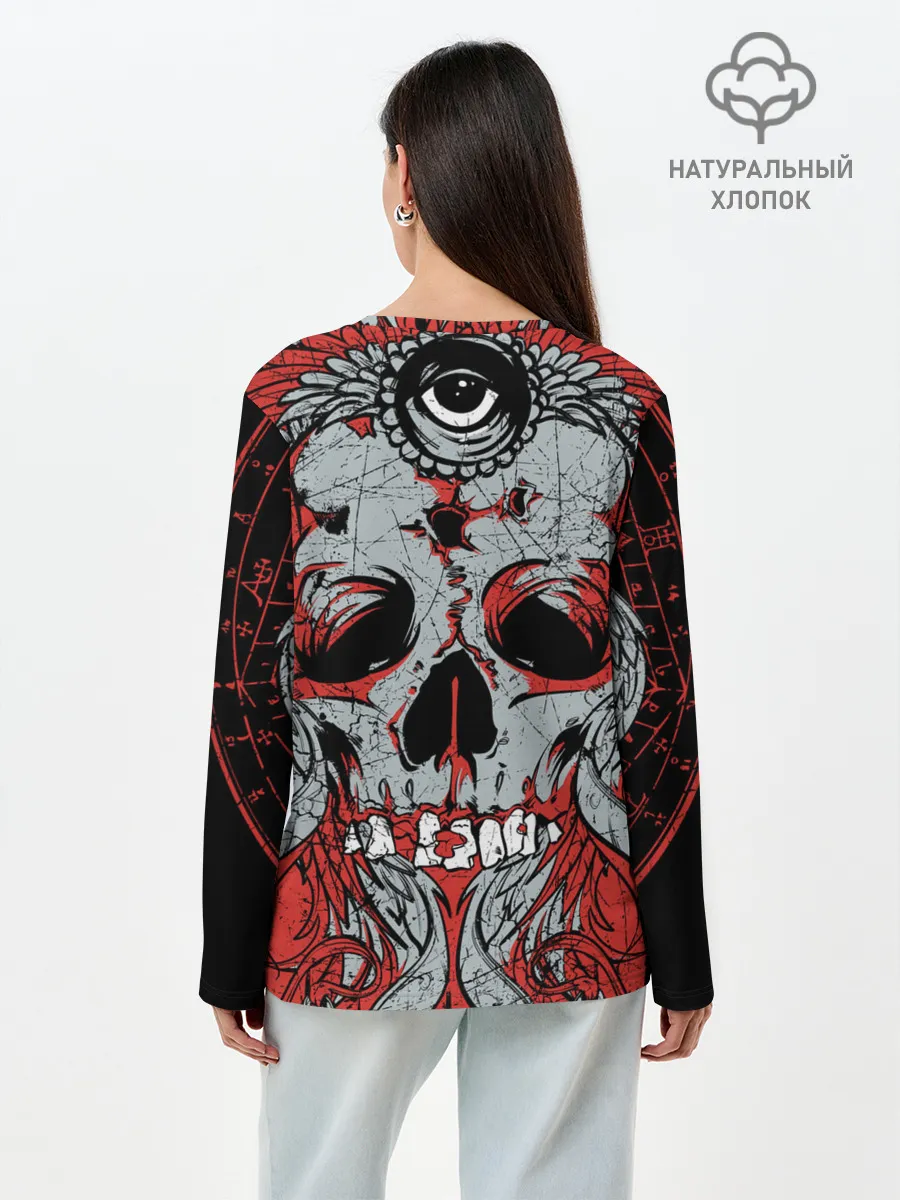 Лонгслив женский. Хлопок / Rammstein