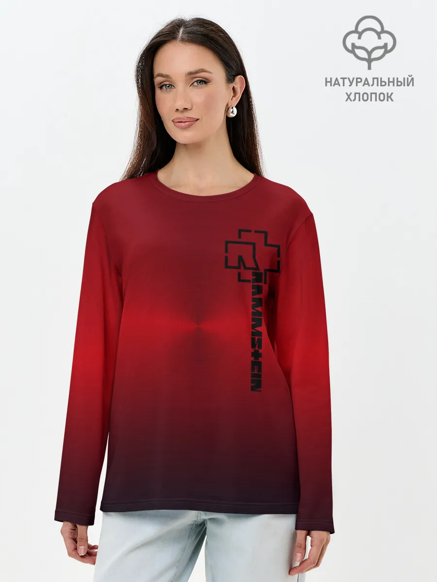 Лонгслив женский. Хлопок / Rammstein.