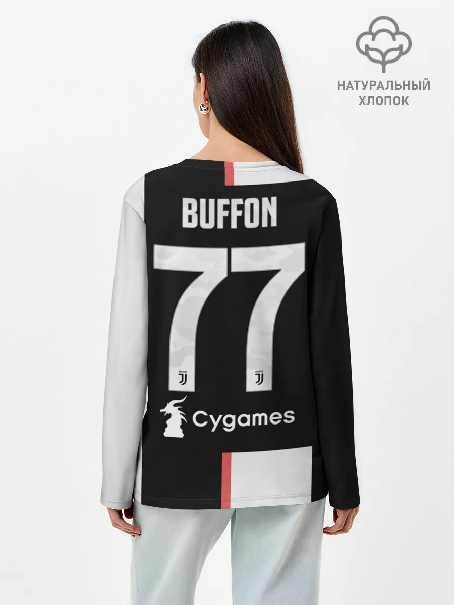 Лонгслив женский. Хлопок / Буффон домашняя 2020