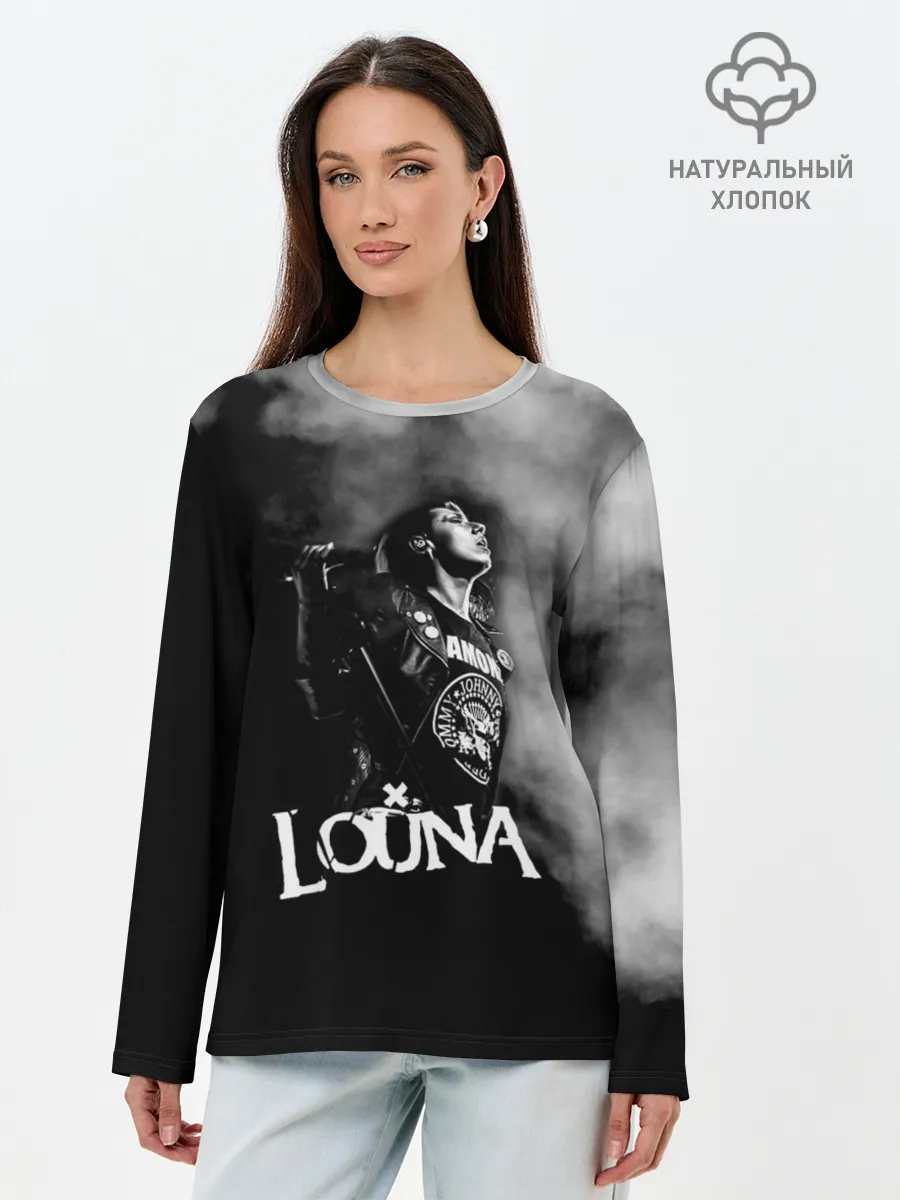 Лонгслив женский. Хлопок / Louna