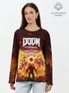 Лонгслив женский. Хлопок / DOOM Eternal