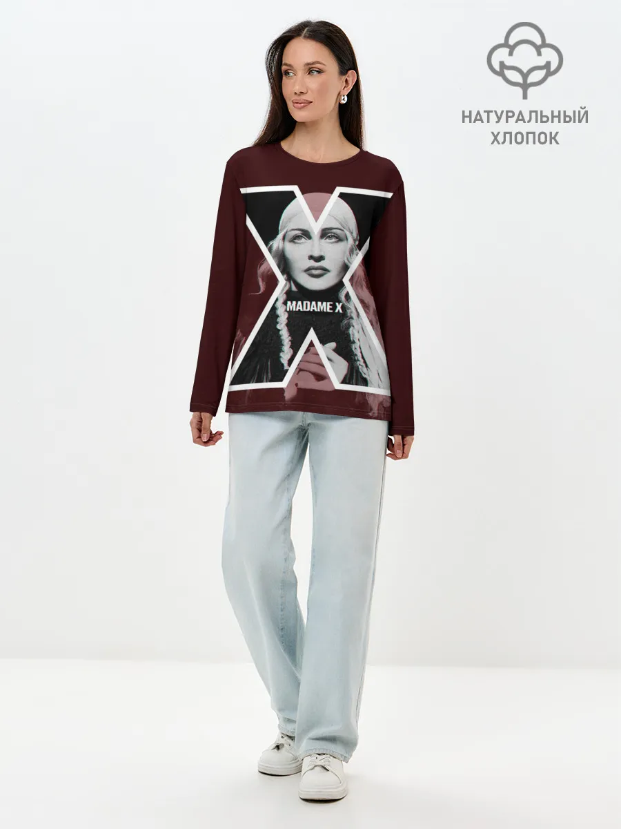 Лонгслив женский. Хлопок / MADAMEX