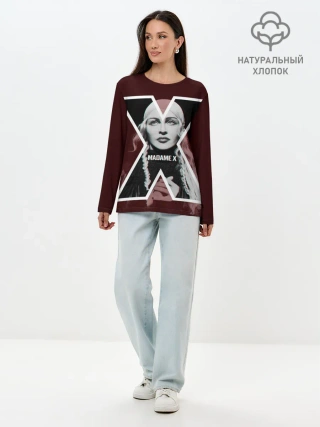 Лонгслив женский. Хлопок / MADAMEX