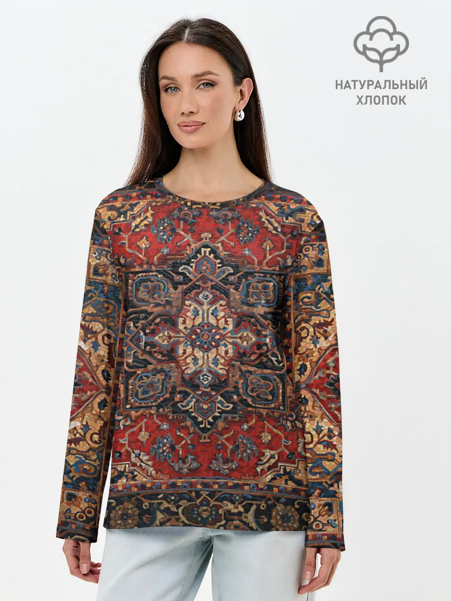 Лонгслив женский. Хлопок / из России с любовью