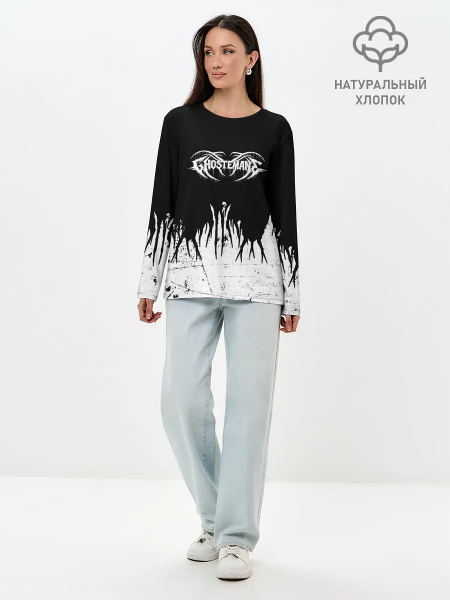 Лонгслив женский. Хлопок / GHOSTEMANE