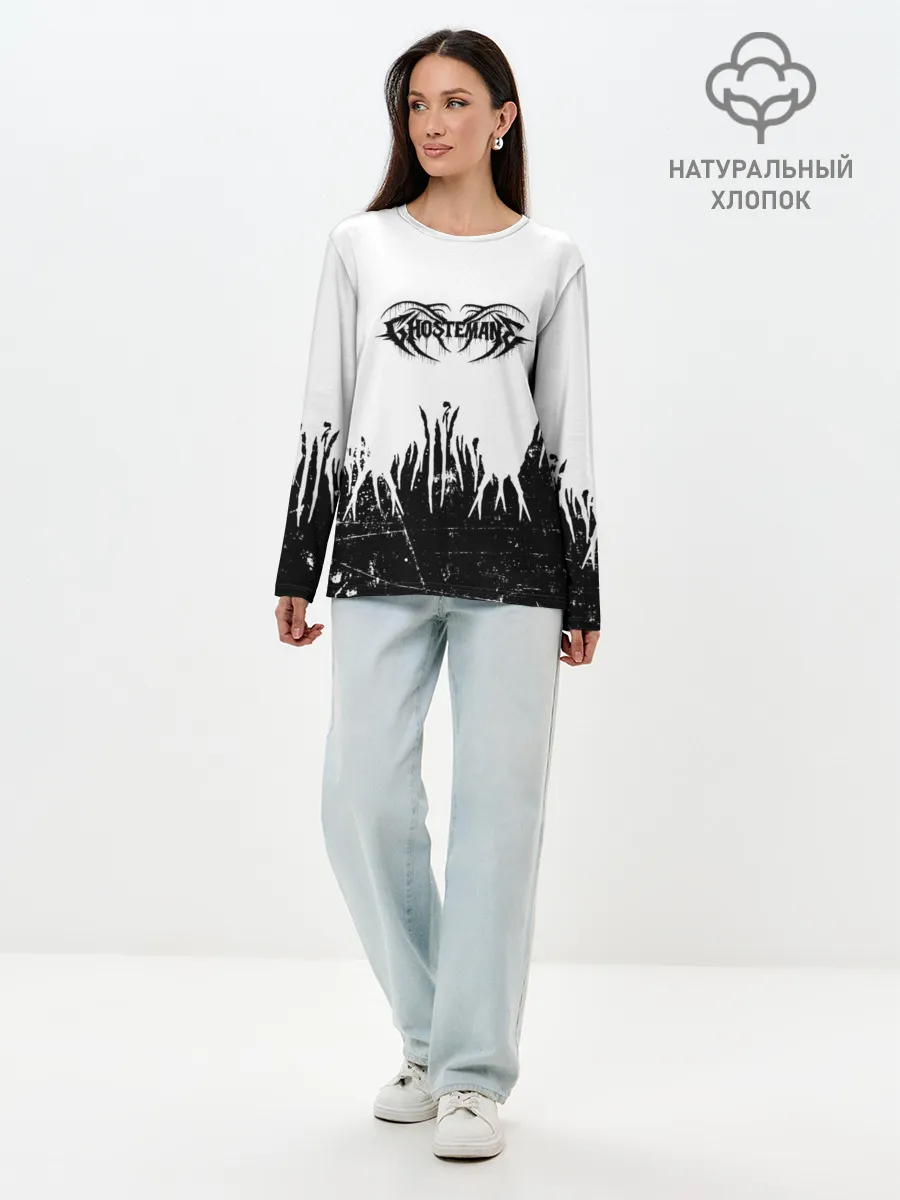 Лонгслив женский. Хлопок / GHOSTEMANE