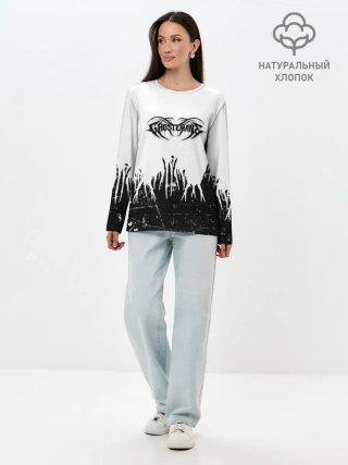 Лонгслив женский. Хлопок / GHOSTEMANE