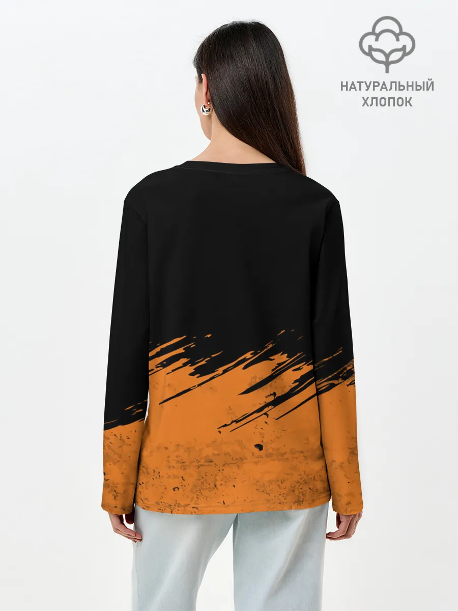 Лонгслив женский. Хлопок / BLACK MESA