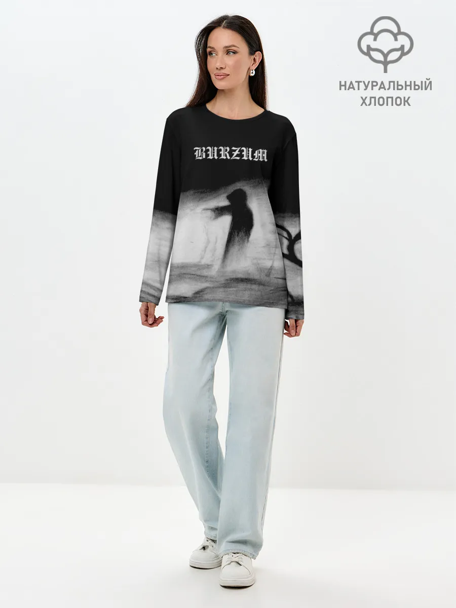 Лонгслив женский. Хлопок / Burzum