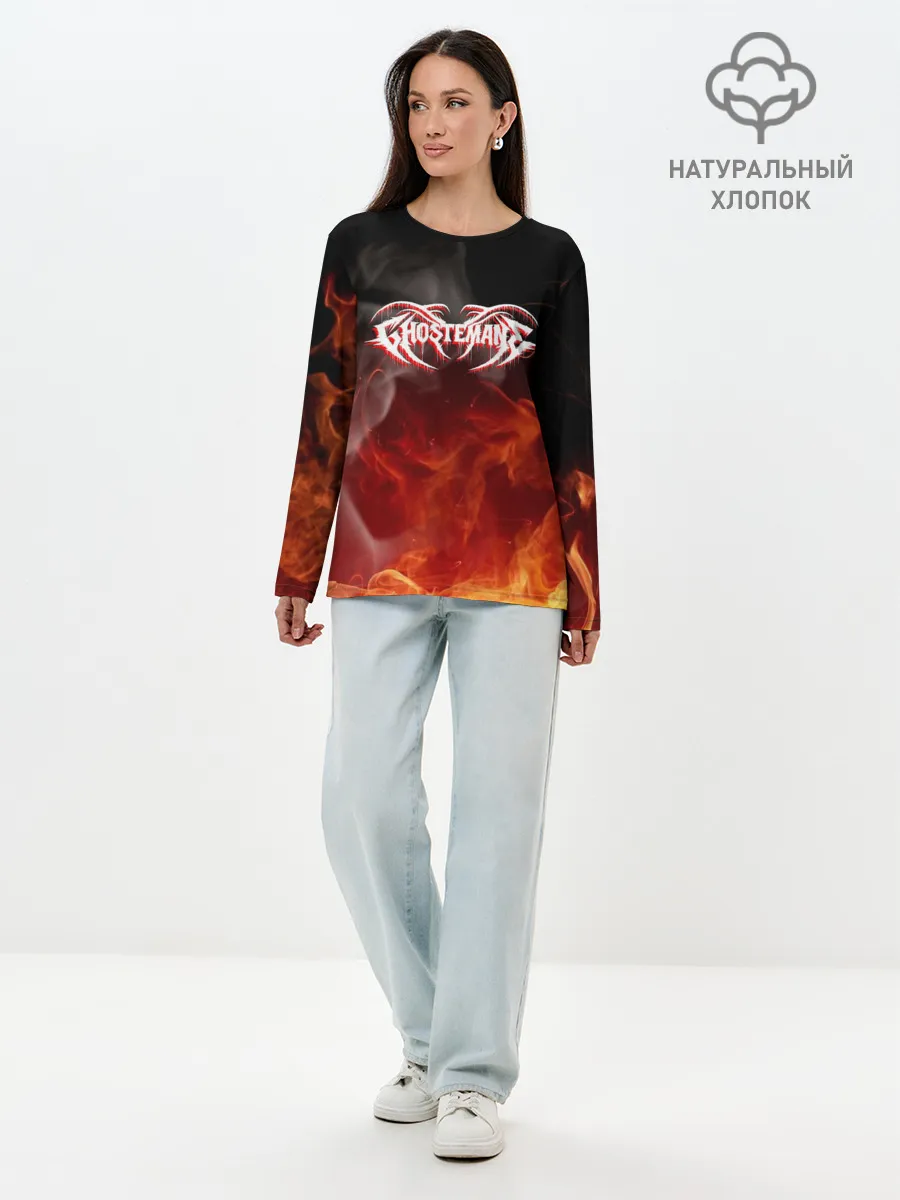 Лонгслив женский. Хлопок / GHOSTEMANE