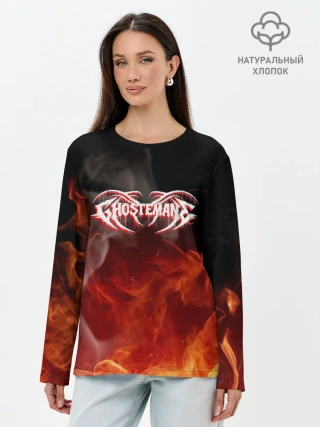 Лонгслив женский. Хлопок / GHOSTEMANE