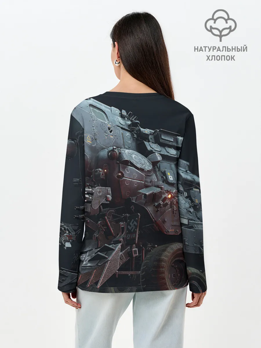 Лонгслив женский. Хлопок / Wolfenstein