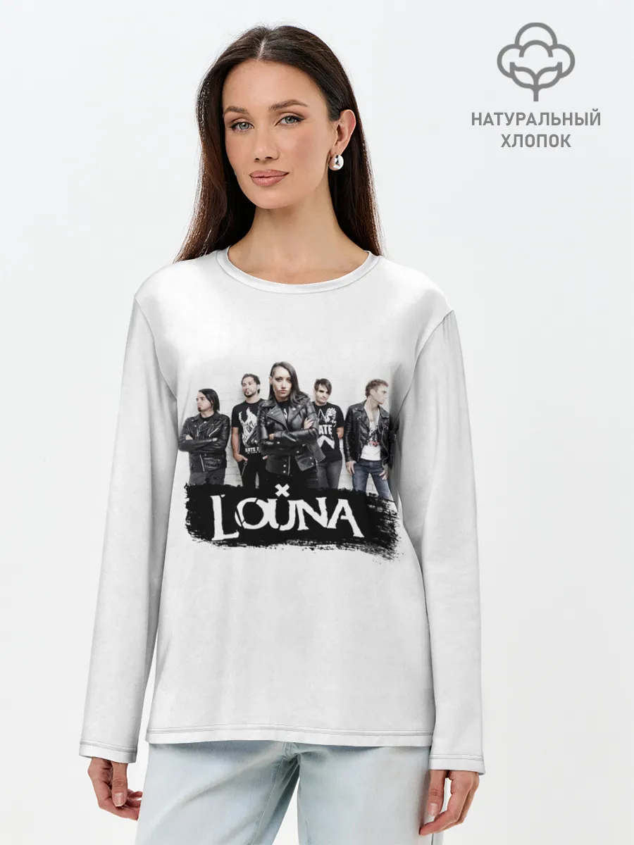 Лонгслив женский. Хлопок / Louna