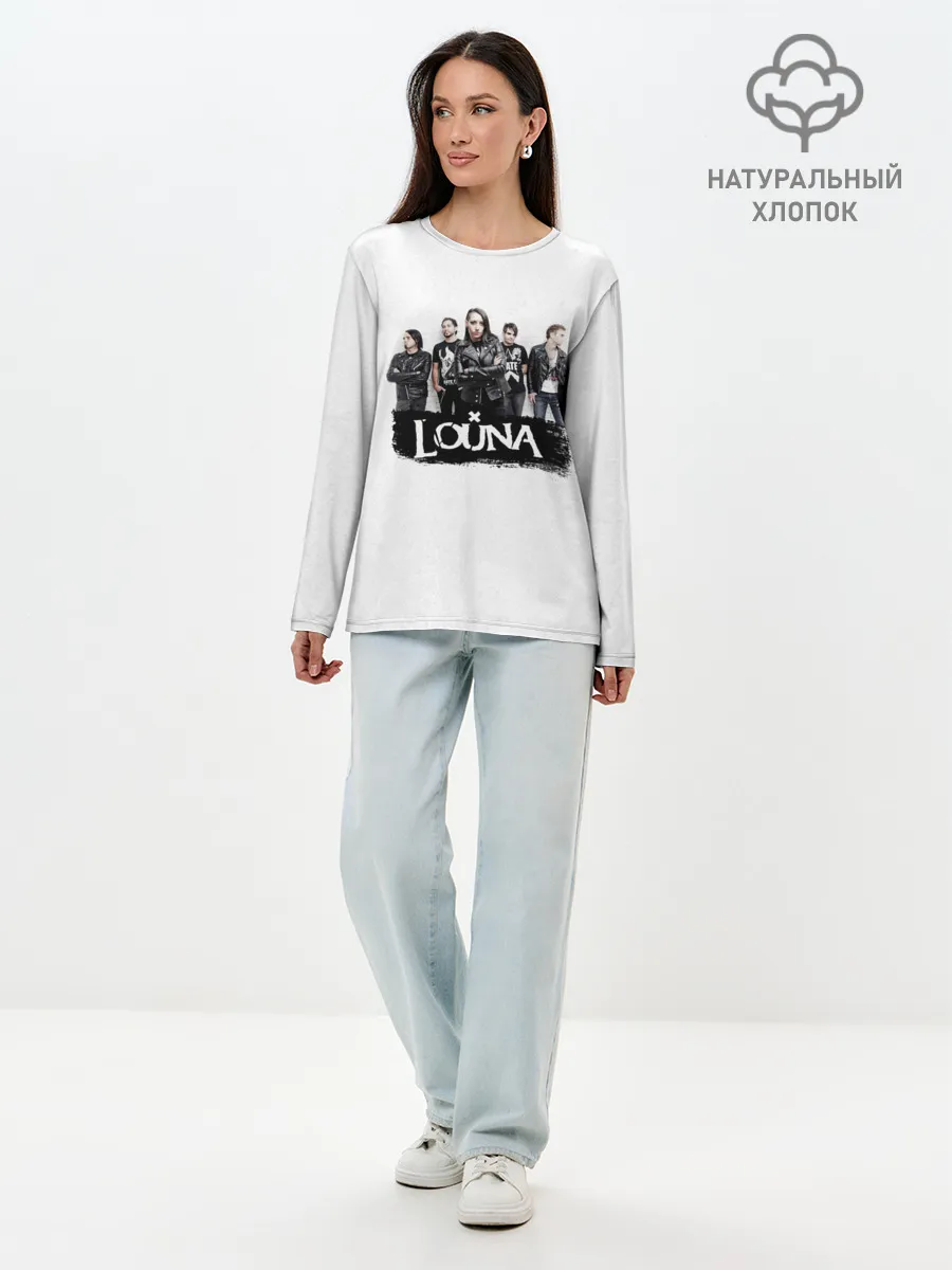 Лонгслив женский. Хлопок / Louna