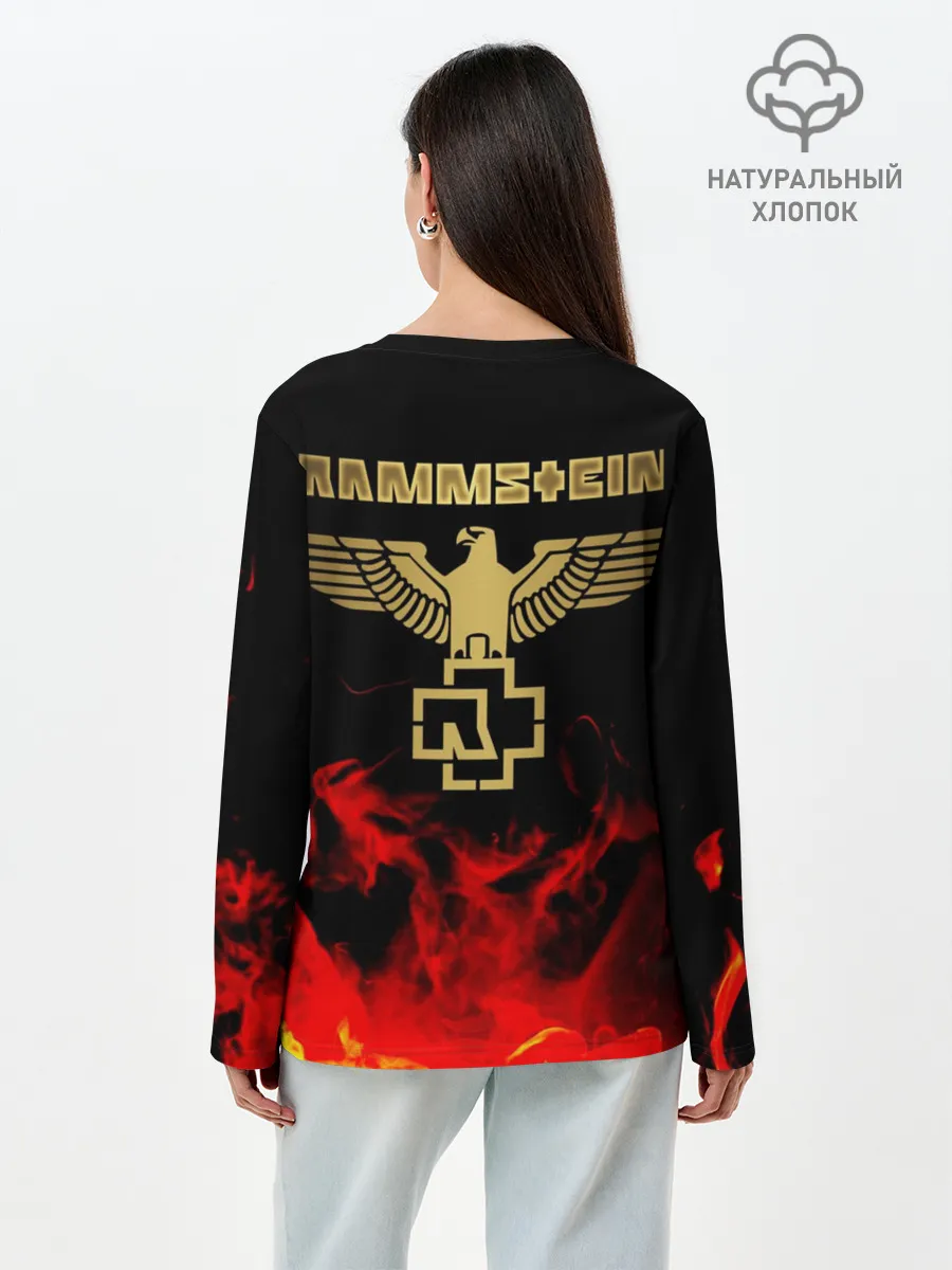 Лонгслив женский. Хлопок / Rammstein