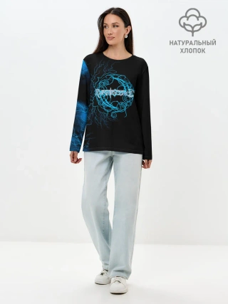 Лонгслив женский. Хлопок / Evanescence