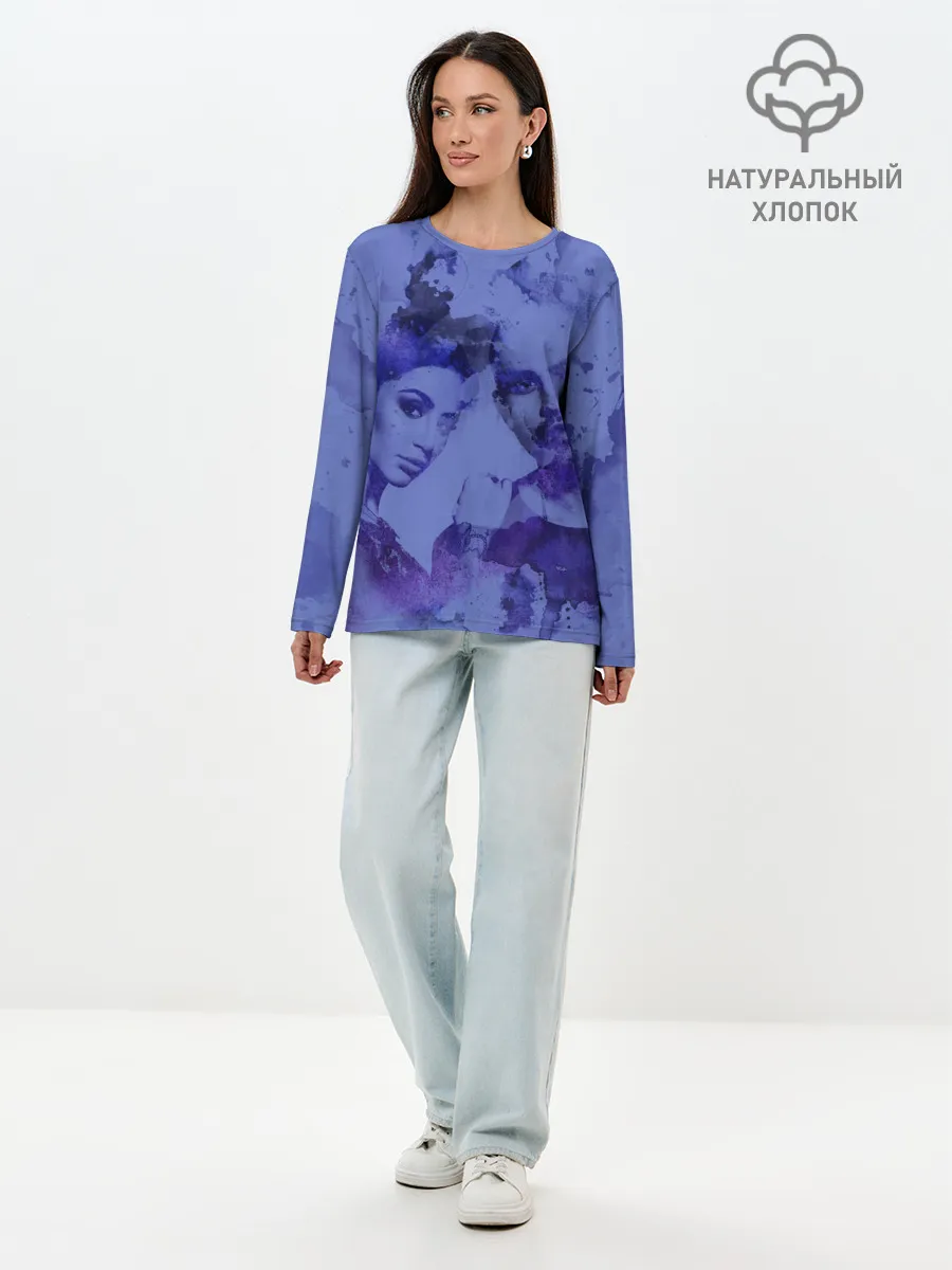 Лонгслив женский. Хлопок / Artik & Asti - Неделимы