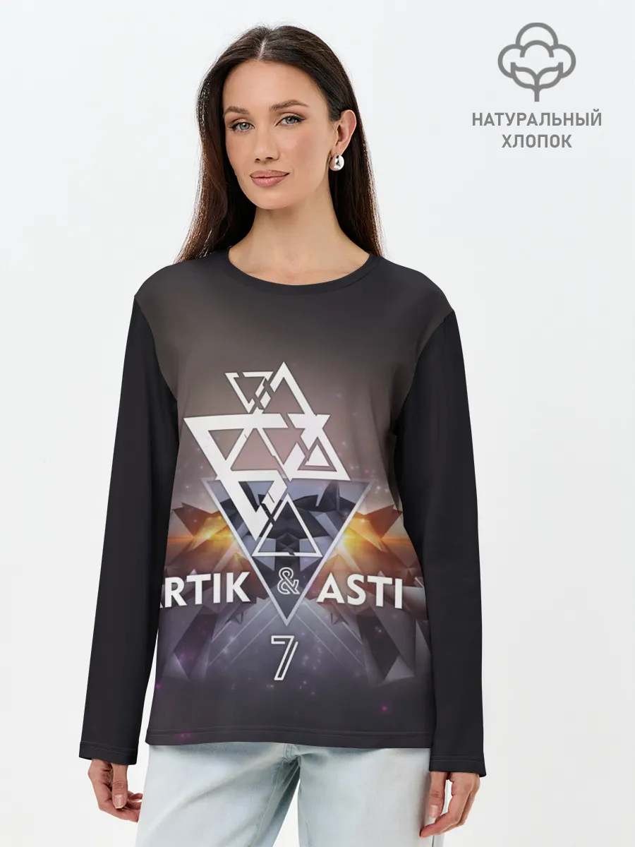 Лонгслив женский. Хлопок / ARTIK & ASTI 7