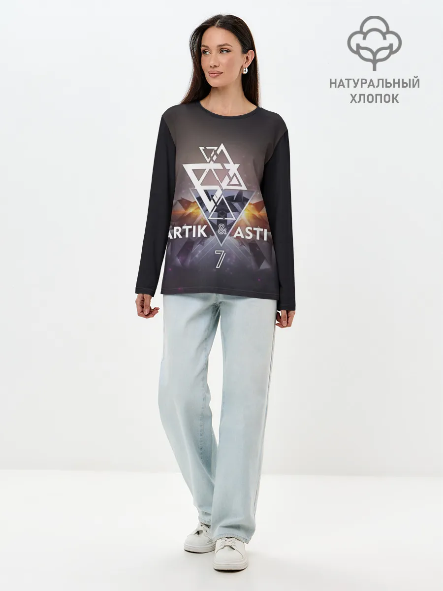 Лонгслив женский. Хлопок / ARTIK & ASTI 7