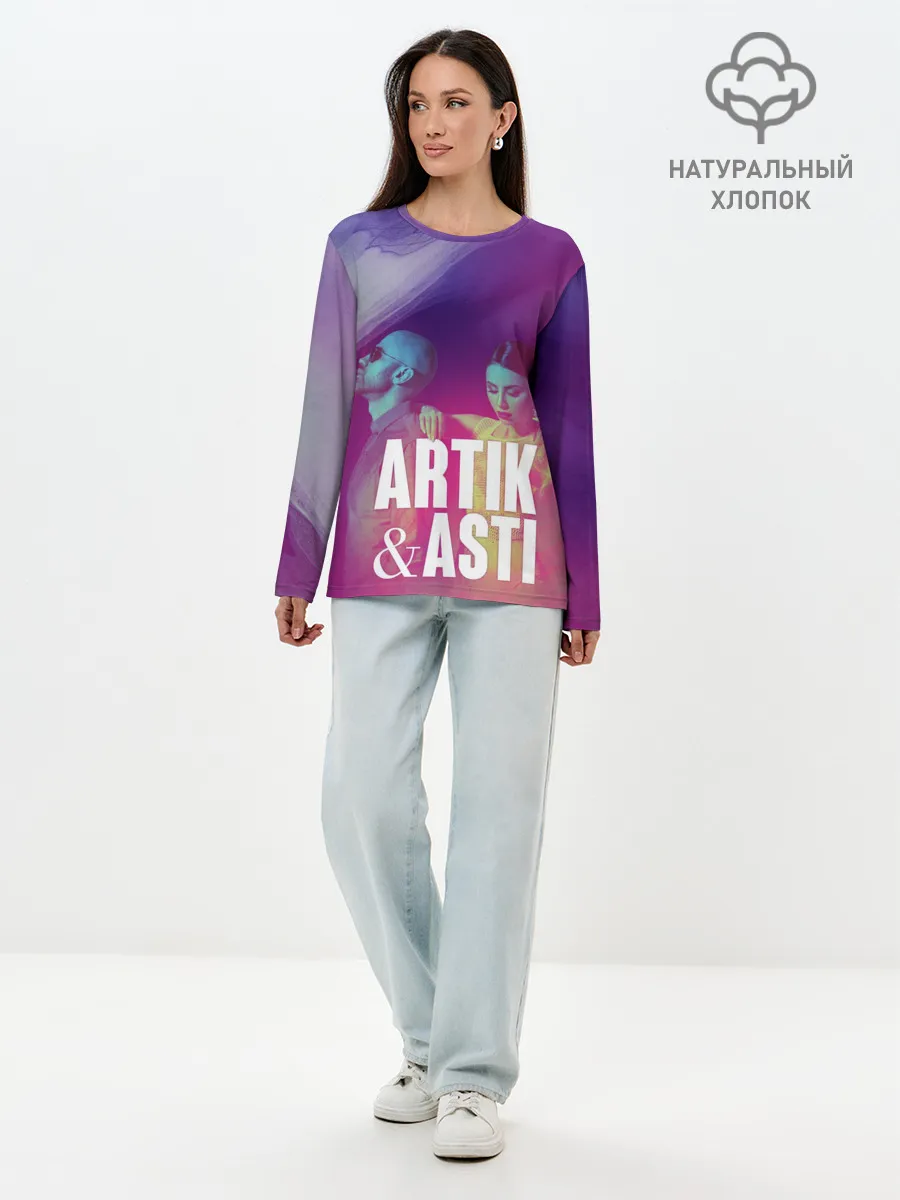 Лонгслив женский. Хлопок / Asti & Artik