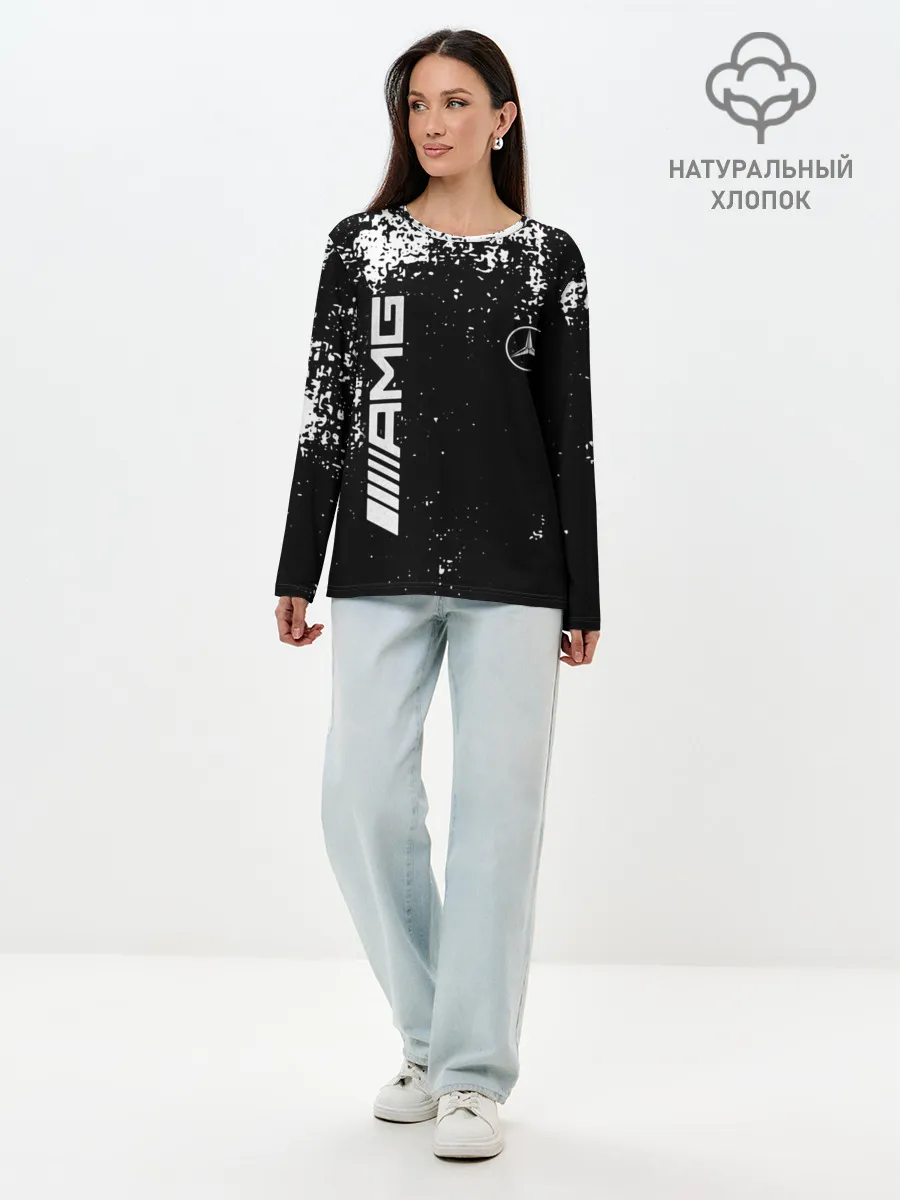 Лонгслив женский. Хлопок / Mercedes
