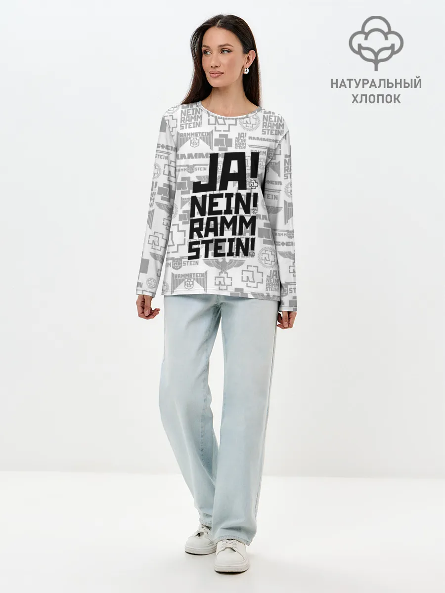 Лонгслив женский. Хлопок / RAMMSTEIN