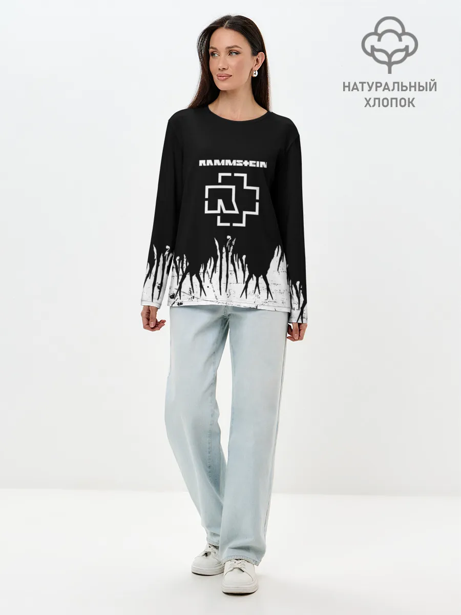 Лонгслив женский. Хлопок / RAMMSTEIN