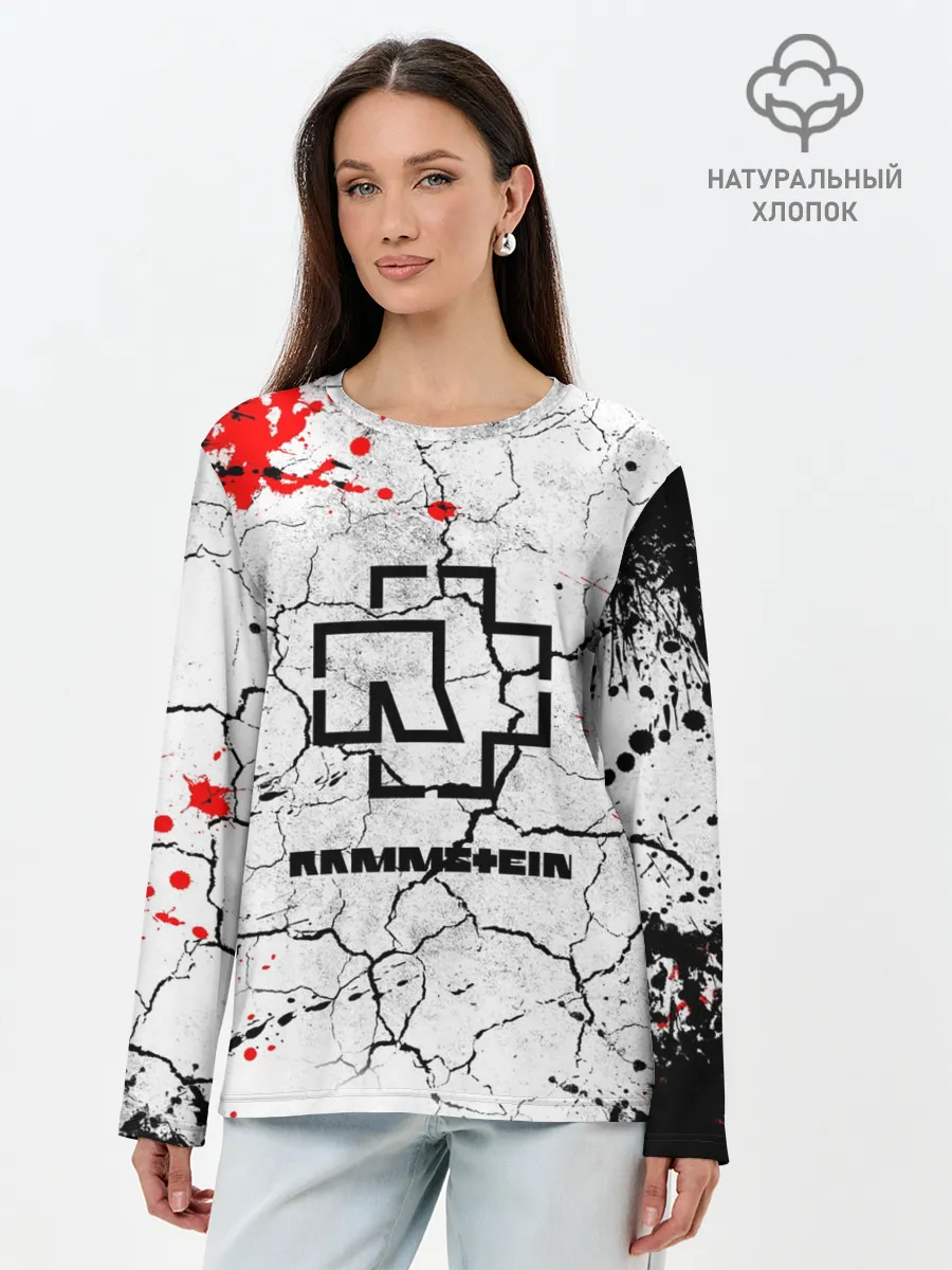 Лонгслив женский. Хлопок / RAMMSTEIN