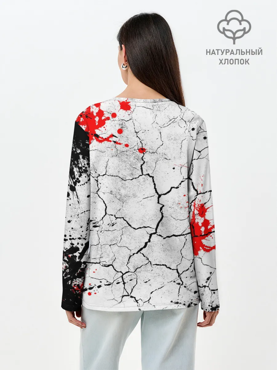 Лонгслив женский. Хлопок / RAMMSTEIN