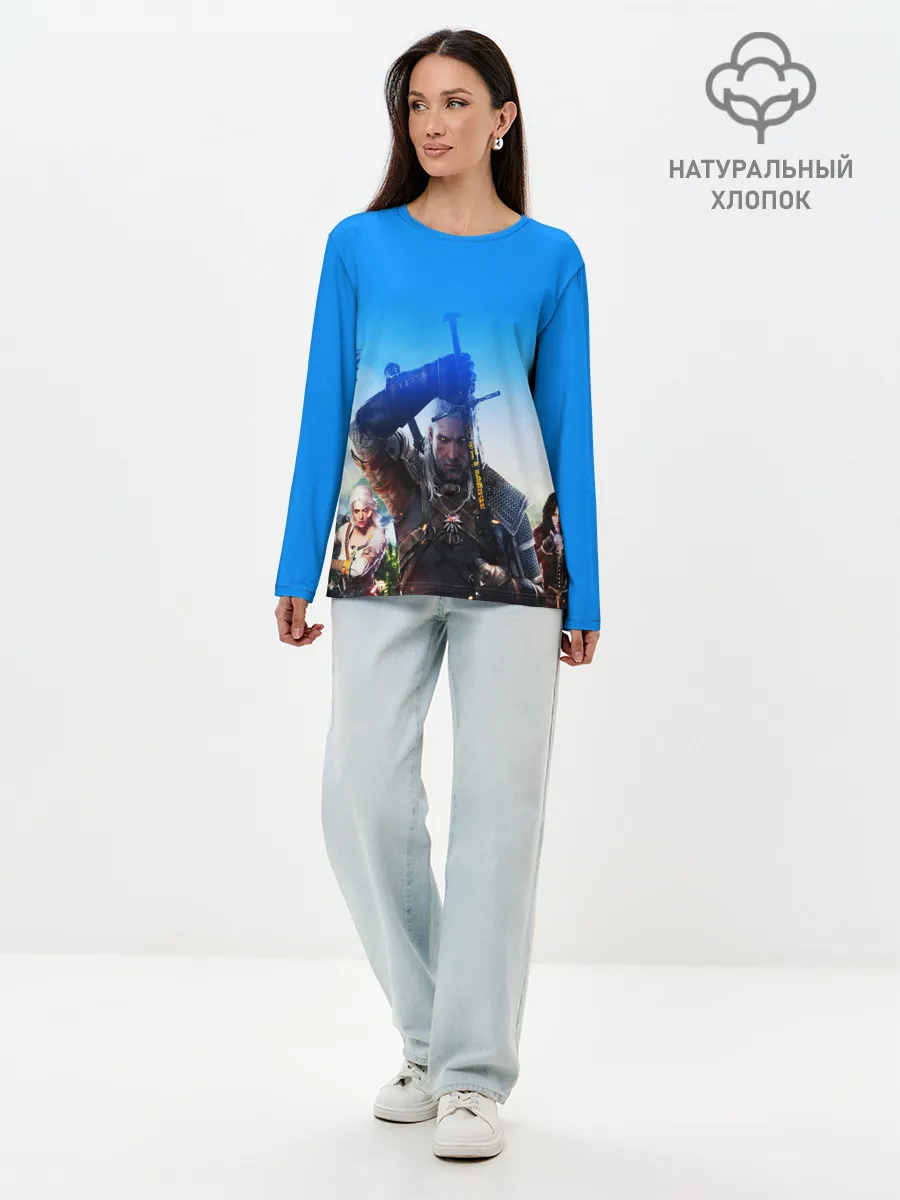 Лонгслив женский. Хлопок / ВЕДЬМАК 3