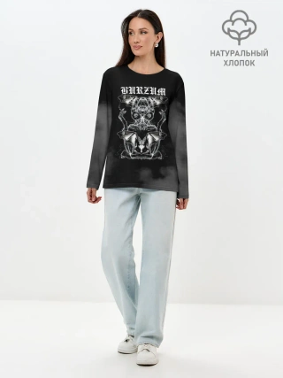 Лонгслив женский. Хлопок / Burzum