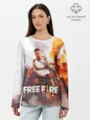 Лонгслив женский. Хлопок / FREE FIRE