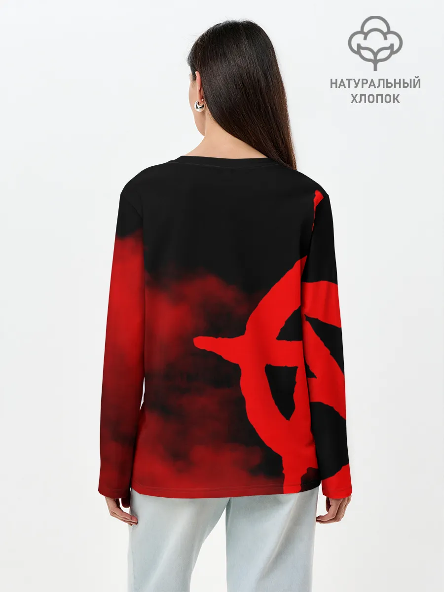 Лонгслив женский. Хлопок / Сектор Газа