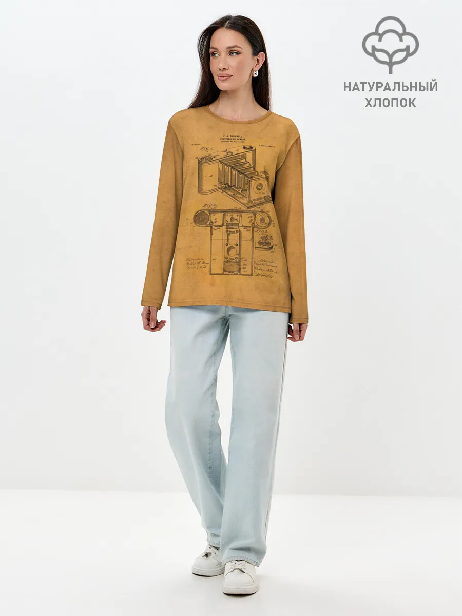 Лонгслив женский. Хлопок / Photographic Camera Patent