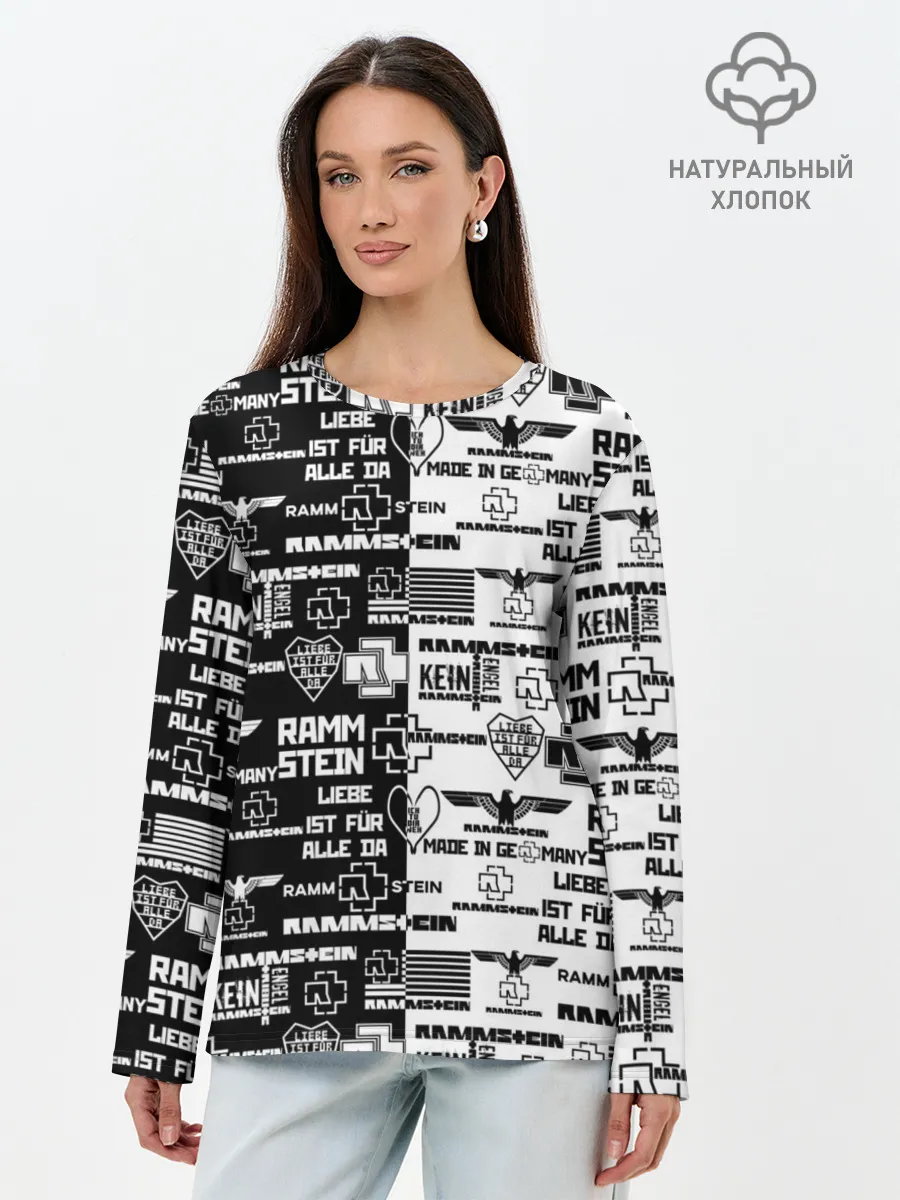 Лонгслив женский. Хлопок / RAMMSTEIN