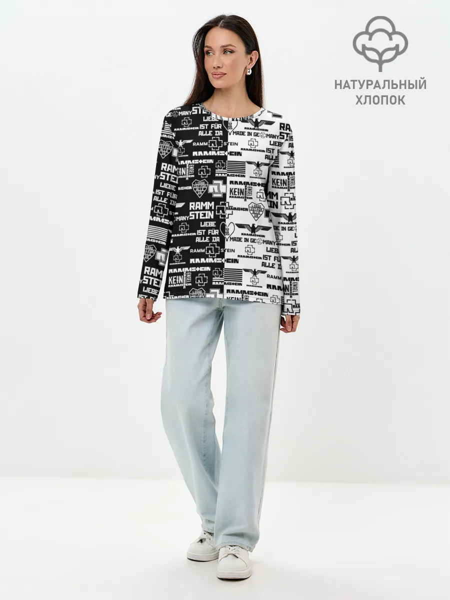 Лонгслив женский. Хлопок / RAMMSTEIN