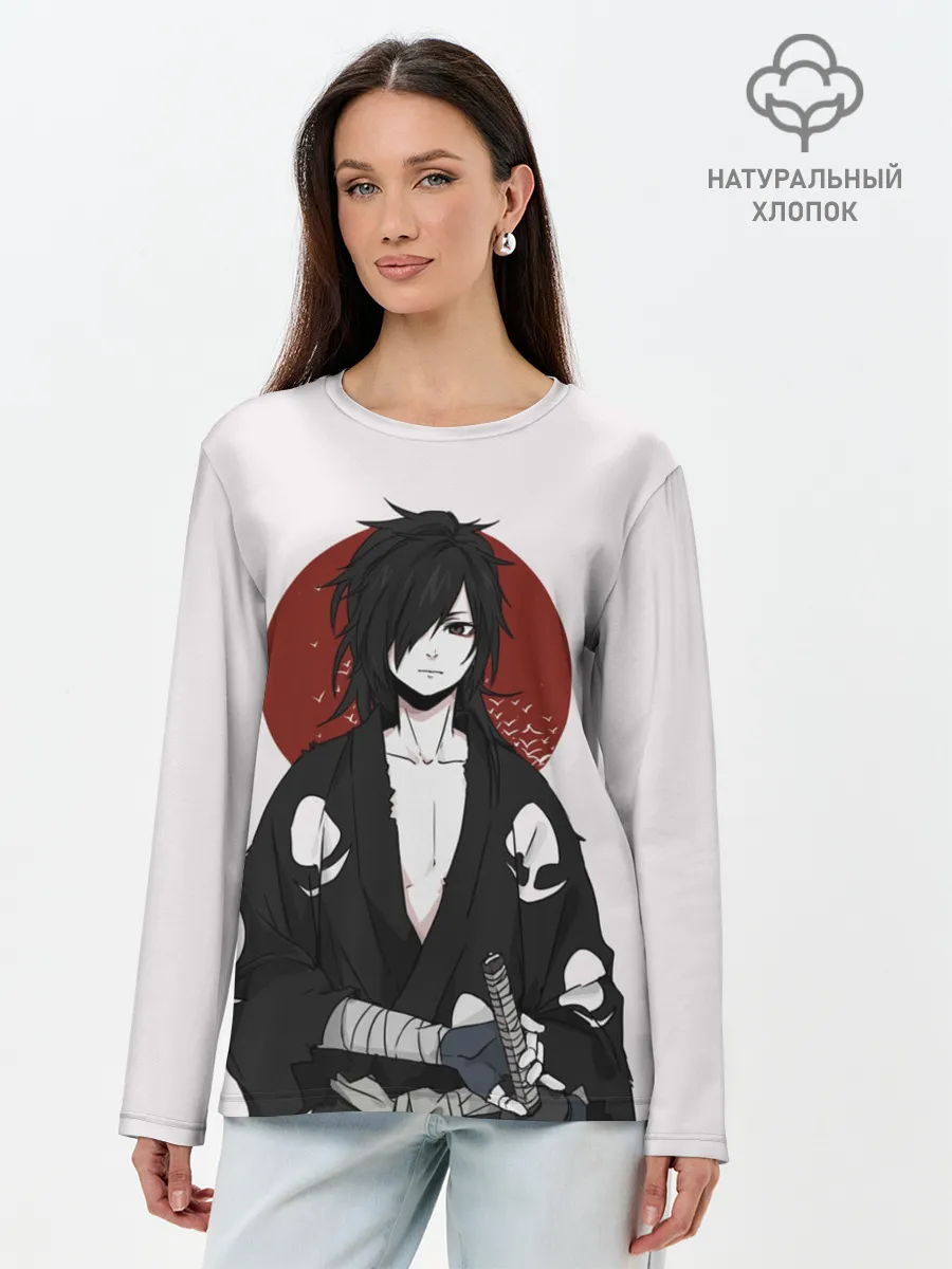 Лонгслив женский. Хлопок / Дороро и Хяккимару