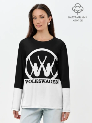 Лонгслив женский. Хлопок / Volkswagen