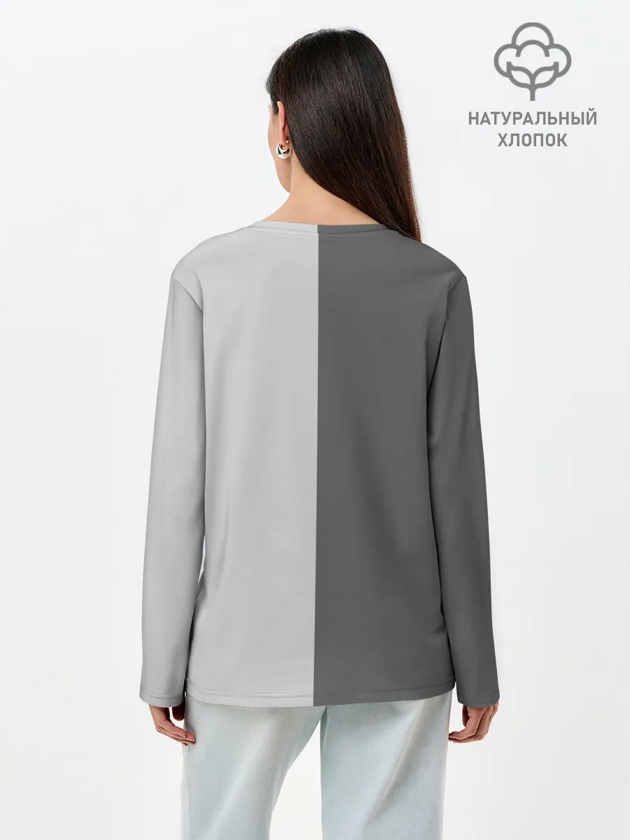 Лонгслив женский. Хлопок / Пикник