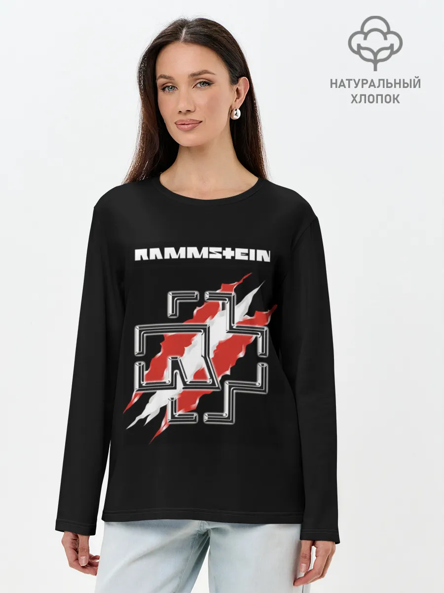 Лонгслив женский. Хлопок / Rammstein